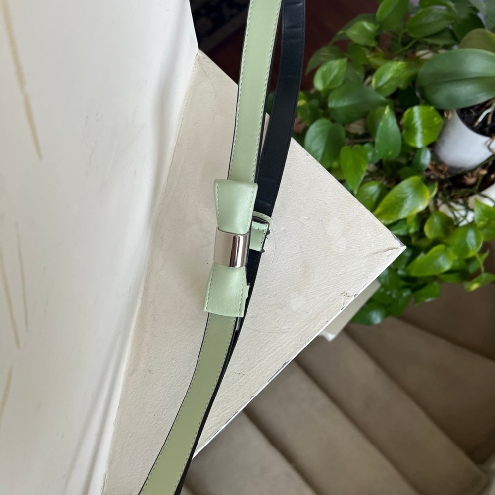 The Limited Green Bow Belt Size Large